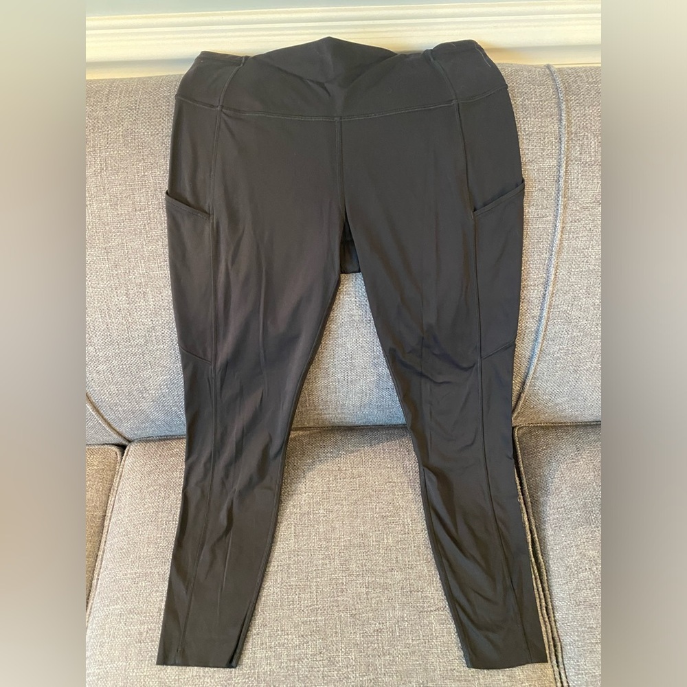 Lululemon black leggings. Size 10